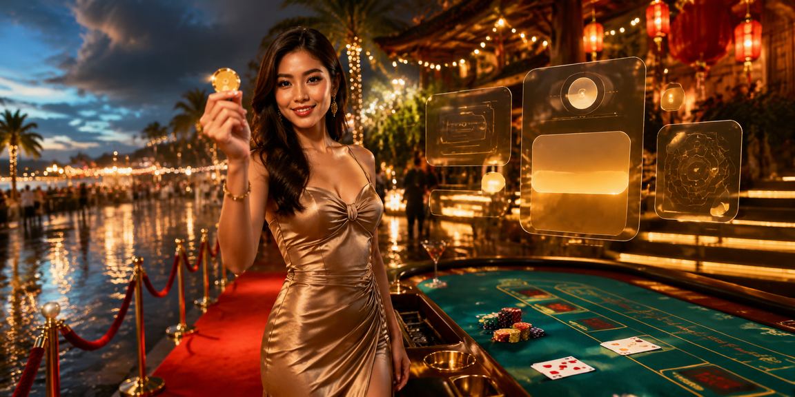 Permainan Baccarat Malaysia dengan suasana tradisional dan meja kasino mewah